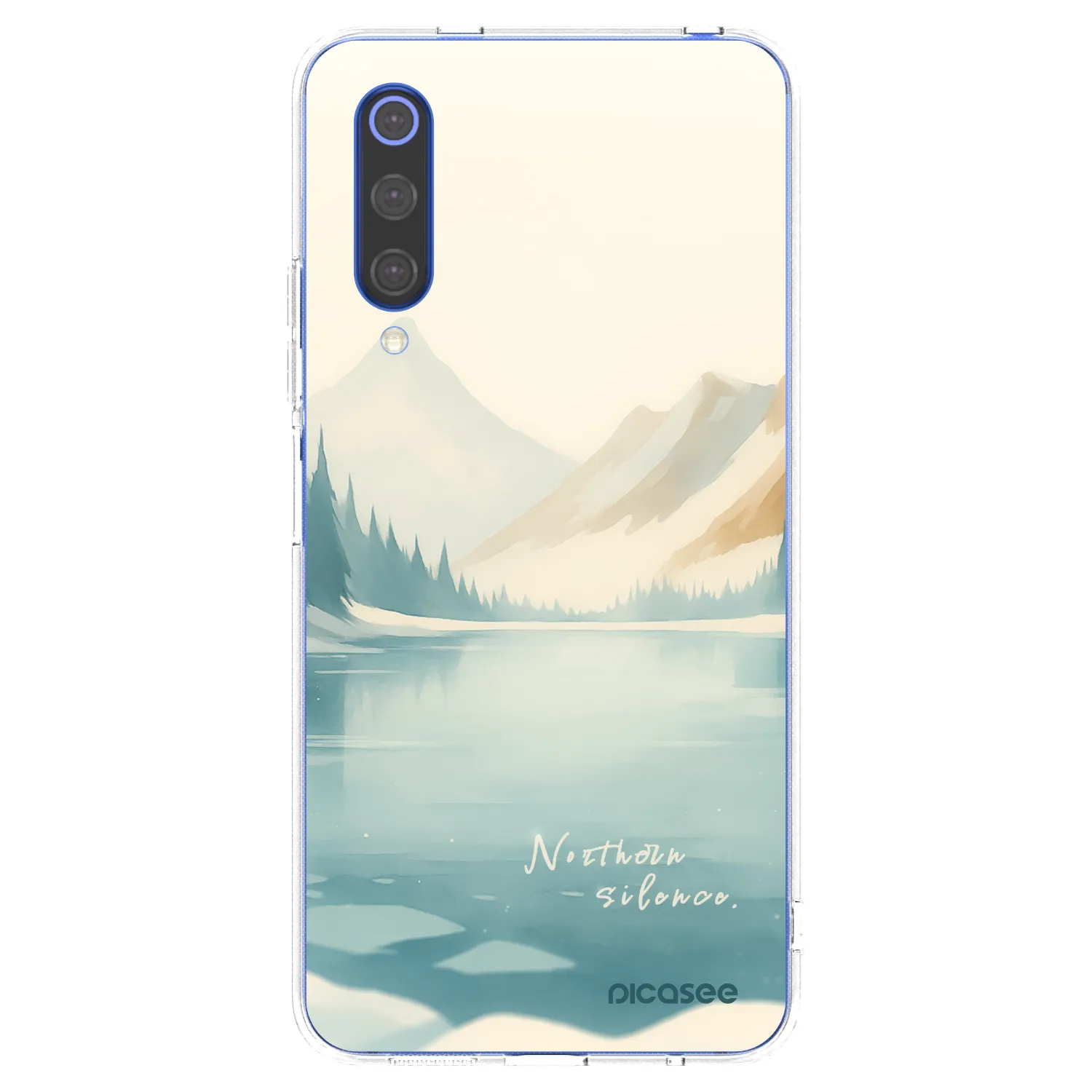 Picasee διαφανής θήκη σιλικόνης Xiaomi Mi 9 SE - NOTHERN SILENCE