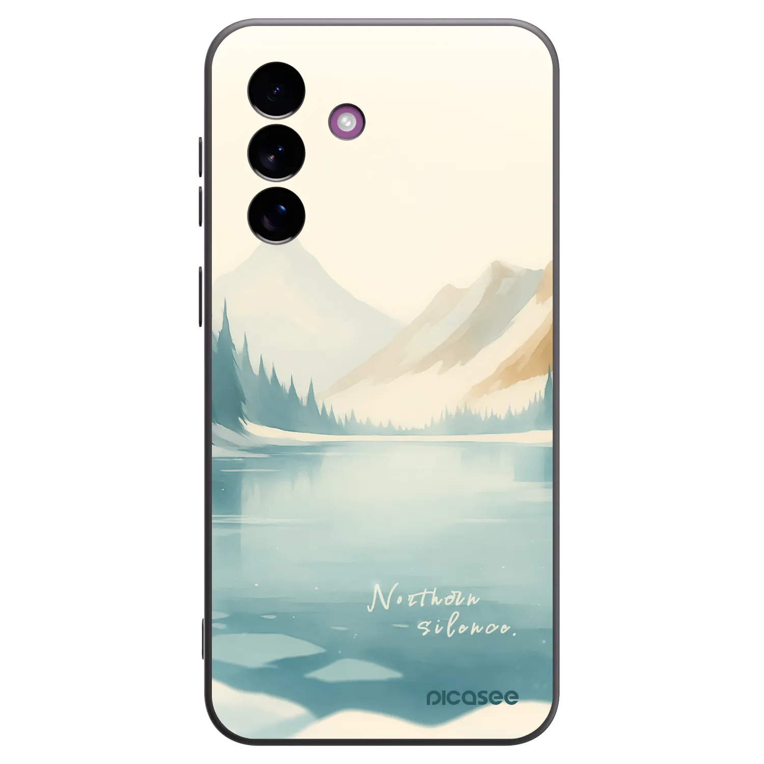 Picasee Μαύρη θήκη σιλικόνης για Samsung Galaxy A37 - NOTHERN SILENCE