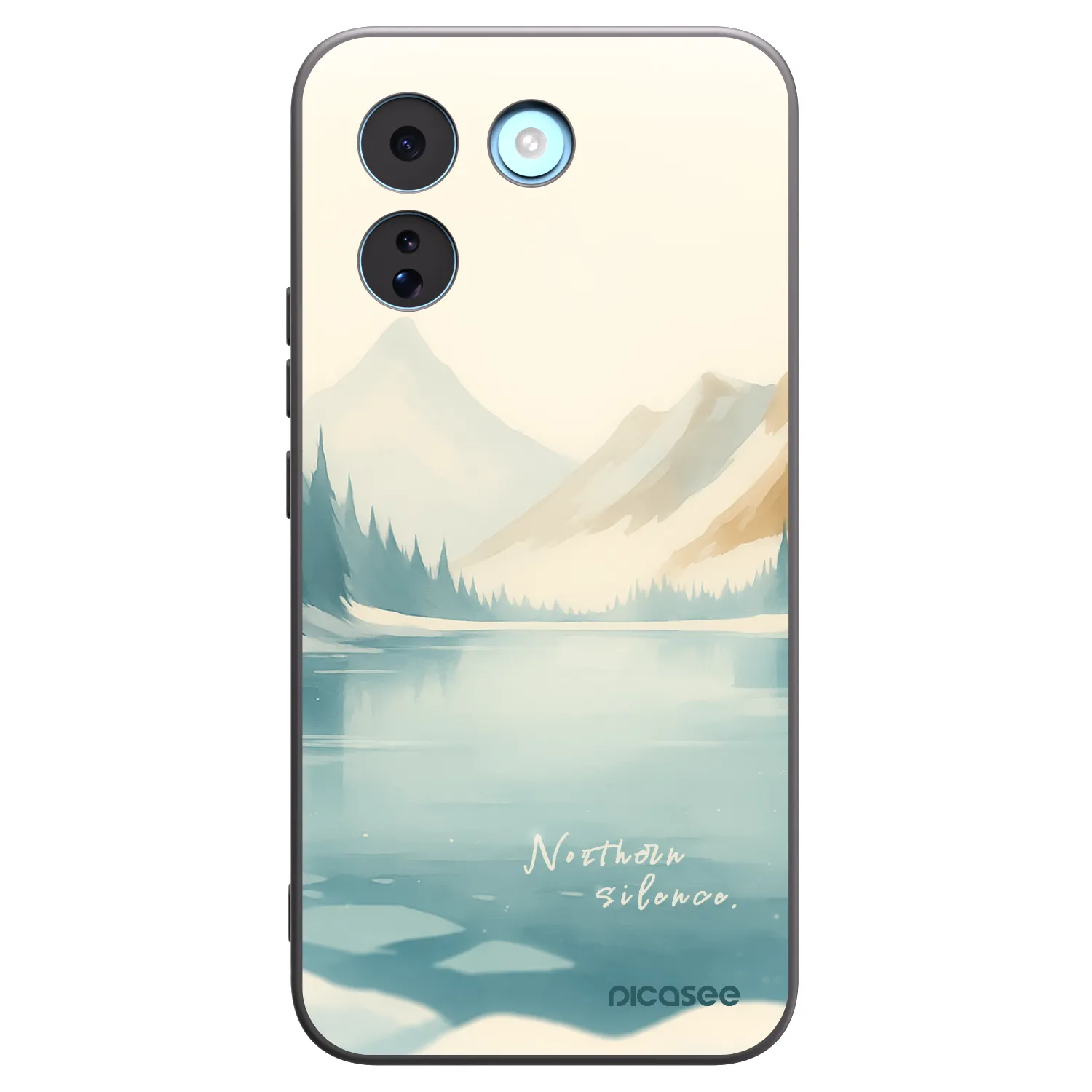 Picasee Μαύρη θήκη σιλικόνης για Xiaomi Redmi Note 17 Pro MAX 5G - NOTHERN SILENCE
