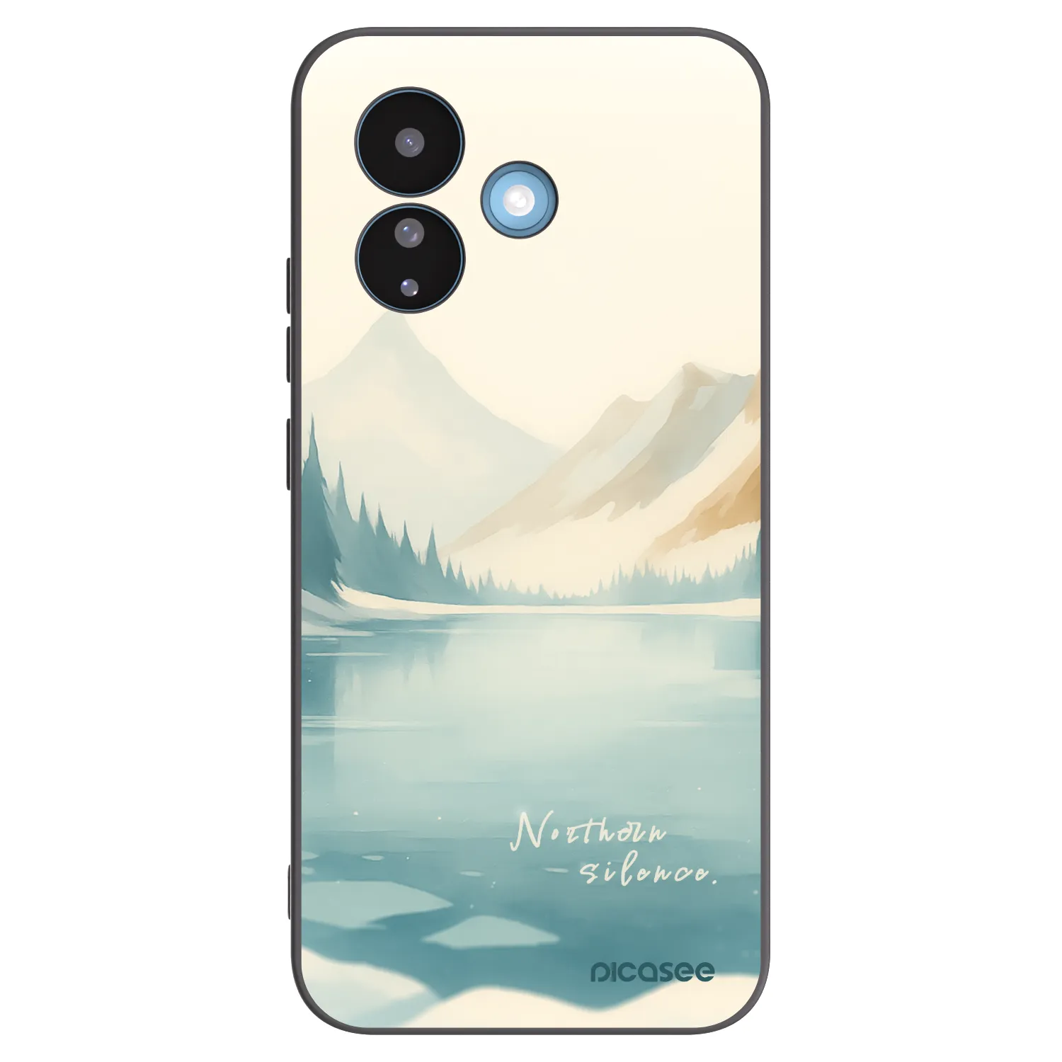 Picasee Μαύρη θήκη σιλικόνης για Xiaomi Redmi Note 17 Pro 5G - NOTHERN SILENCE