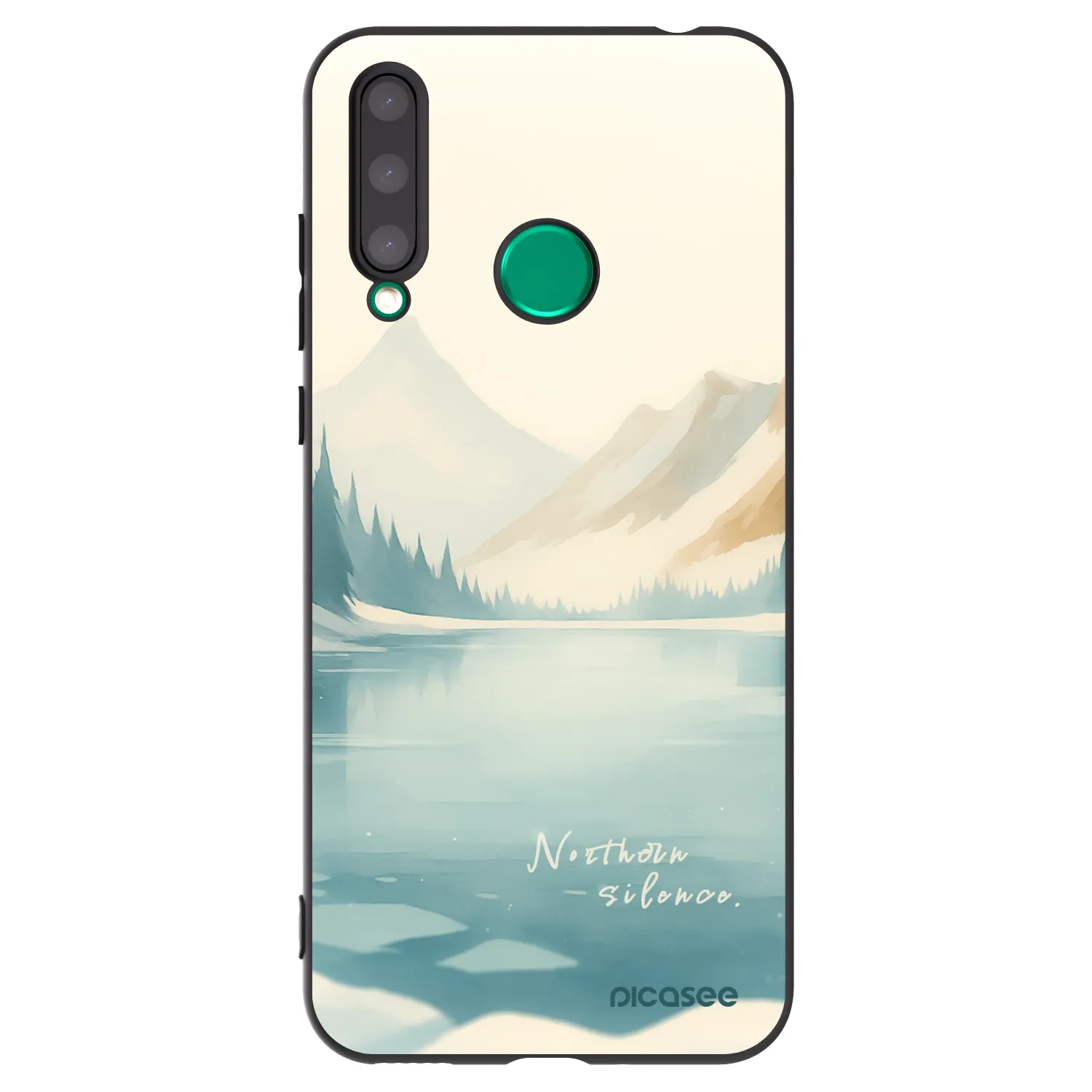 Picasee Μαύρη θήκη σιλικόνης για Honor 20 Lite - NOTHERN SILENCE