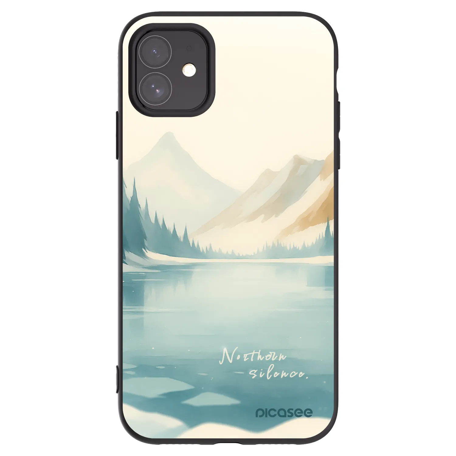 Picasee Μαύρη θήκη σιλικόνης για Apple iPhone 11 - NOTHERN SILENCE