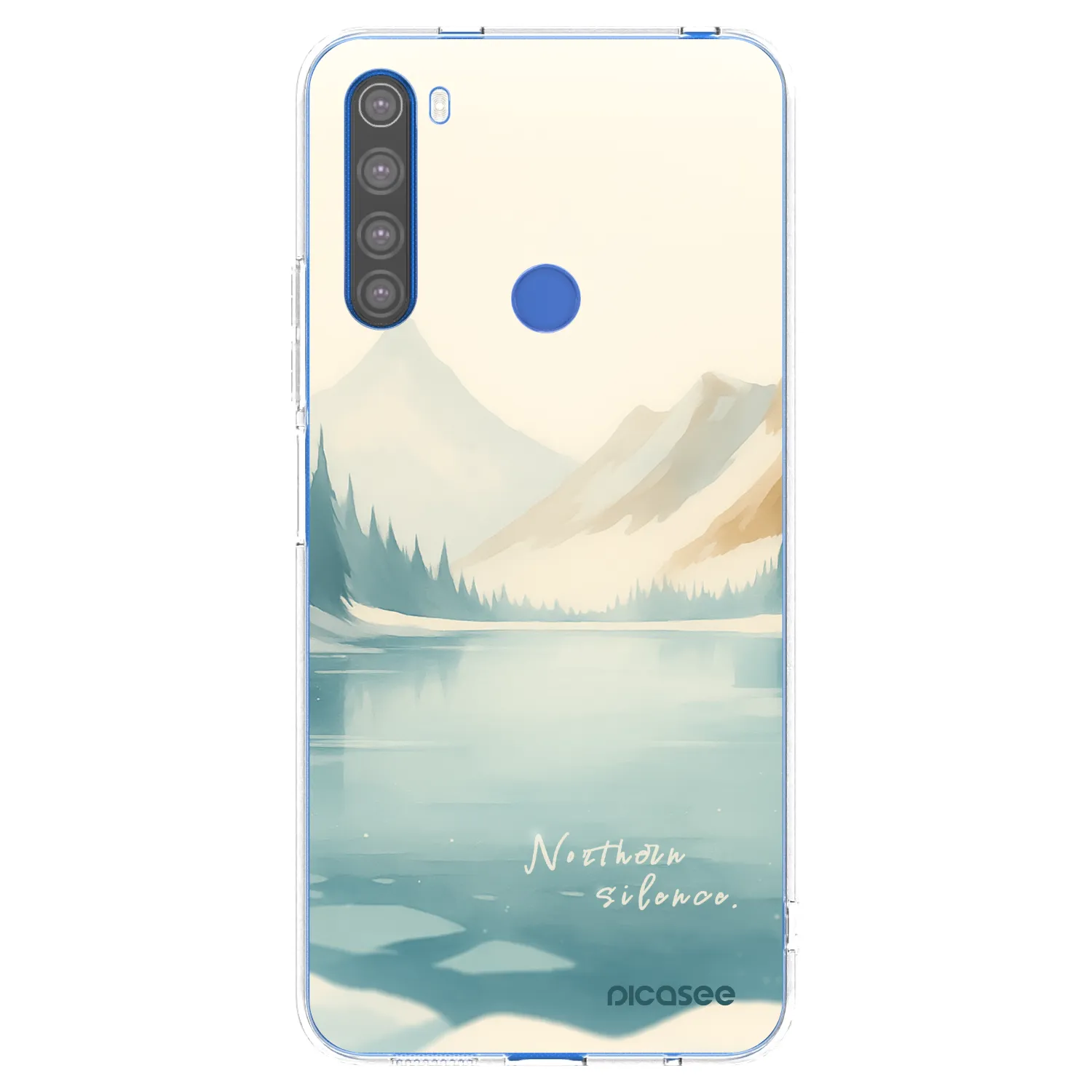 Picasee διαφανής θήκη σιλικόνης Xiaomi Redmi Note 8T - NOTHERN SILENCE