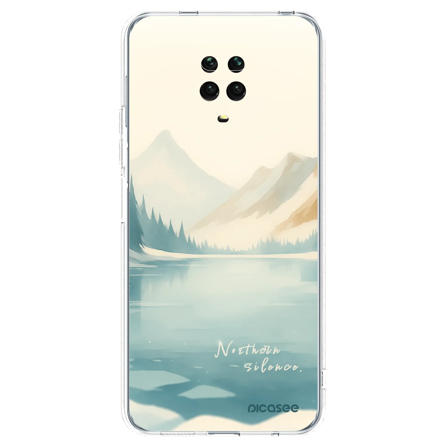 Picasee διαφανής θήκη σιλικόνης Xiaomi Redmi Note 9 Pro - NOTHERN SILENCE