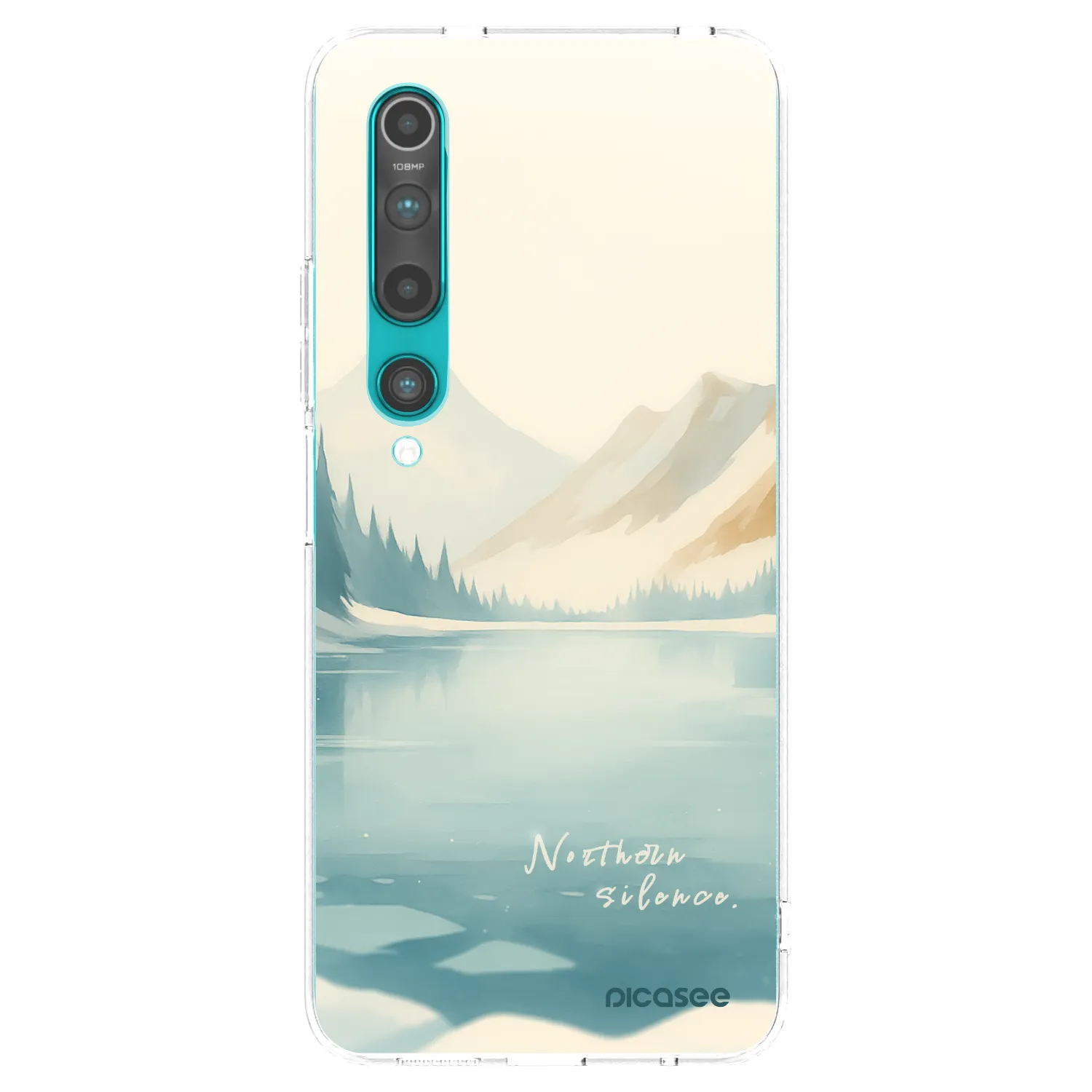 Picasee διαφανής θήκη σιλικόνης Xiaomi Mi 10 - NOTHERN SILENCE