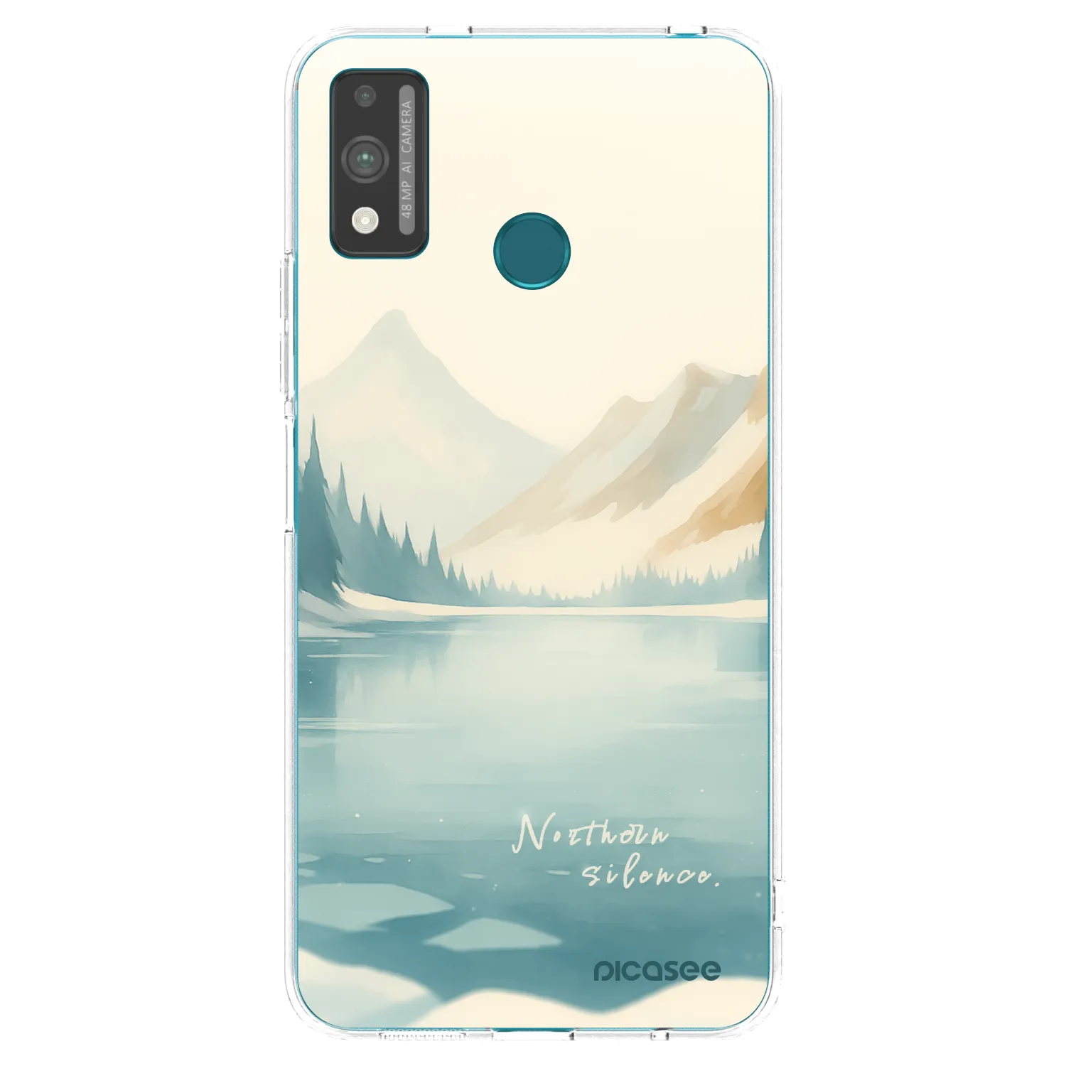 Picasee διαφανής θήκη σιλικόνης Honor 9X Lite - NOTHERN SILENCE