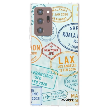 Picasee διαφανής θήκη σιλικόνης Samsung Galaxy Note 20 Ultra - PASSPORT EDITION