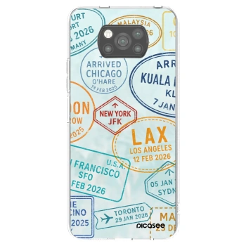 Picasee Μαύρη θήκη σιλικόνης για Xiaomi Poco X3 - PASSPORT EDITION