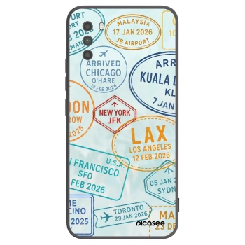 Picasee Μαύρη θήκη σιλικόνης για Xiaomi Poco M3 - PASSPORT EDITION