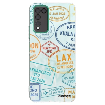 Picasee διαφανής θήκη σιλικόνης Honor 10X Lite - PASSPORT EDITION