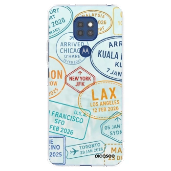 Picasee διαφανής θήκη σιλικόνης Motorola Moto G9 Play - PASSPORT EDITION