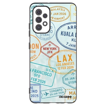Picasee Μαύρη θήκη σιλικόνης για Samsung Galaxy A32 5G A326B - PASSPORT EDITION