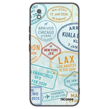 Picasee Μαύρη θήκη σιλικόνης για Xiaomi Redmi 9AT - PASSPORT EDITION