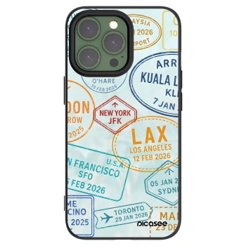Picasee Μαύρη θήκη σιλικόνης για Apple iPhone 13 Pro - PASSPORT EDITION