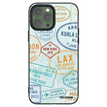 Picasee Μαύρη θήκη σιλικόνης για Apple iPhone 13 Pro Max - PASSPORT EDITION