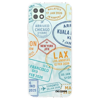 Picasee διαφανής θήκη σιλικόνης Samsung Galaxy A22 A226B 5G - PASSPORT EDITION
