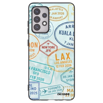 Picasee Μαύρη θήκη σιλικόνης για Samsung Galaxy A52s 5G A528B - PASSPORT EDITION