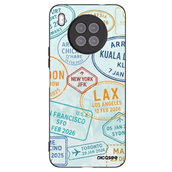 Picasee Μαύρη θήκη σιλικόνης για Huawei Nova 8i - PASSPORT EDITION