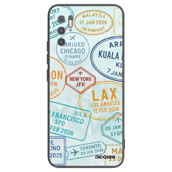 Picasee Μαύρη θήκη σιλικόνης για Xiaomi Poco M3 Pro 5G - PASSPORT EDITION