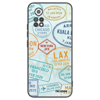 Picasee Μαύρη θήκη σιλικόνης για Xiaomi Poco X4 Pro 5G - PASSPORT EDITION