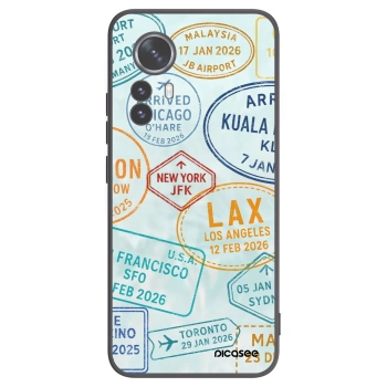 Picasee Μαύρη θήκη σιλικόνης για Xiaomi 12 Pro - PASSPORT EDITION