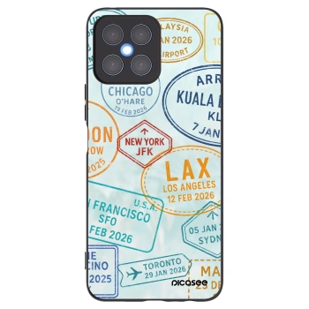 Picasee Μαύρη θήκη σιλικόνης για Honor X8 4G - PASSPORT EDITION