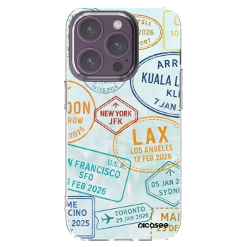 Picasee διαφανής θήκη σιλικόνης Apple iPhone 14 Pro - PASSPORT EDITION