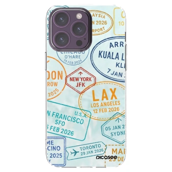 Picasee διαφανής θήκη σιλικόνης Apple iPhone 14 Pro Max - PASSPORT EDITION