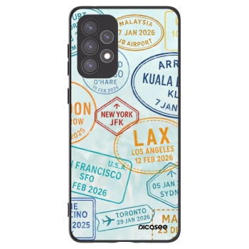 Picasee Μαύρη θήκη σιλικόνης για Samsung Galaxy A73 5G - PASSPORT EDITION