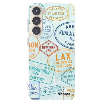Picasee διαφανής θήκη σιλικόνης Samsung Galaxy S23+ 5G - PASSPORT EDITION