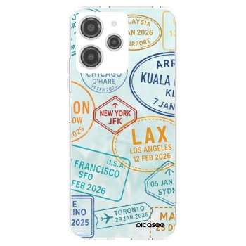 Picasee διαφανής θήκη σιλικόνης Xiaomi Redmi 12 4G - PASSPORT EDITION