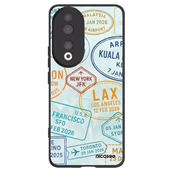 Picasee Μαύρη θήκη σιλικόνης για Honor 90 5G - PASSPORT EDITION