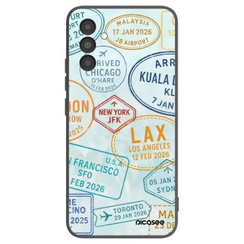 Picasee Μαύρη θήκη σιλικόνης για Samsung Galaxy A04s A047F - PASSPORT EDITION