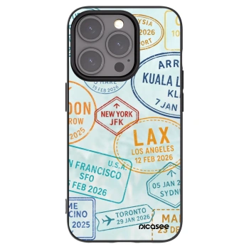 Picasee Μαύρη θήκη σιλικόνης για Apple iPhone 15 Pro - PASSPORT EDITION