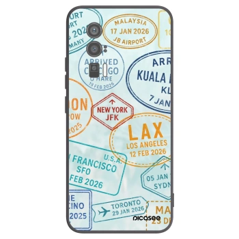 Picasee Μαύρη θήκη σιλικόνης για Xiaomi Poco F5 Pro 5G - PASSPORT EDITION