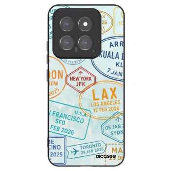 Picasee Μαύρη θήκη σιλικόνης για Xiaomi 14 - PASSPORT EDITION