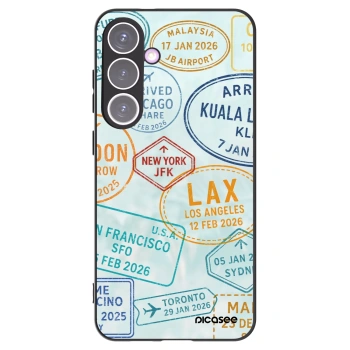 Picasee Μαύρη θήκη σιλικόνης για Samsung Galaxy S24+ S926B 5G - PASSPORT EDITION