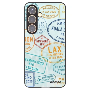 Picasee Μαύρη θήκη σιλικόνης για Samsung Galaxy S24 S921B 5G - PASSPORT EDITION