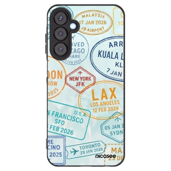 Picasee Μαύρη θήκη σιλικόνης για Samsung Galaxy A25 A256B 5G - PASSPORT EDITION