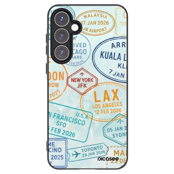 Picasee Μαύρη θήκη σιλικόνης για Samsung Galaxy A55 5G A556B - PASSPORT EDITION