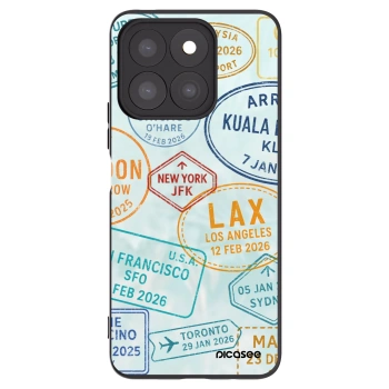 Picasee Μαύρη θήκη σιλικόνης για Honor X8b - PASSPORT EDITION