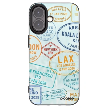 Picasee Μαύρη θήκη σιλικόνης για Apple iPhone 16 - PASSPORT EDITION