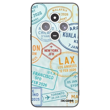 Picasee Μαύρη θήκη σιλικόνης για Xiaomi Redmi 14C - PASSPORT EDITION