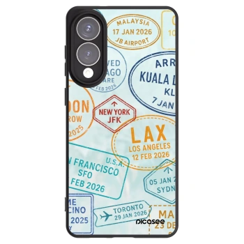 Picasee Μαύρη θήκη σιλικόνης για Samsung Galaxy S25 Edge 5G - PASSPORT EDITION