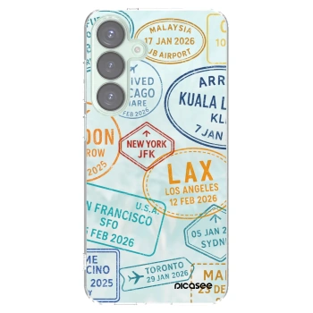 Picasee διαφανής θήκη σιλικόνης Samsung Galaxy S25+ 5G - PASSPORT EDITION