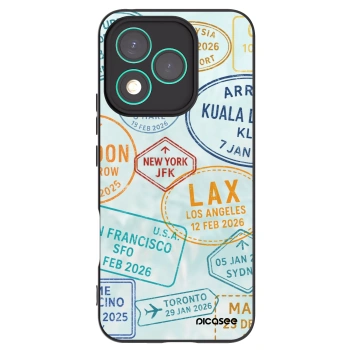 Picasee Μαύρη θήκη σιλικόνης για Honor 400 Lite 5G - PASSPORT EDITION