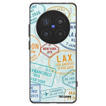 Picasee Μαύρη θήκη σιλικόνης για Vivo X200 Pro - PASSPORT EDITION