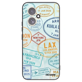 Picasee Μαύρη θήκη σιλικόνης για Honor 400 5G - PASSPORT EDITION