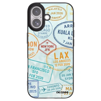 Picasee Μαύρη θήκη σιλικόνης για Apple iPhone 17 - PASSPORT EDITION