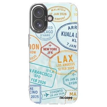 Picasee διαφανής θήκη σιλικόνης Apple iPhone 17 - PASSPORT EDITION